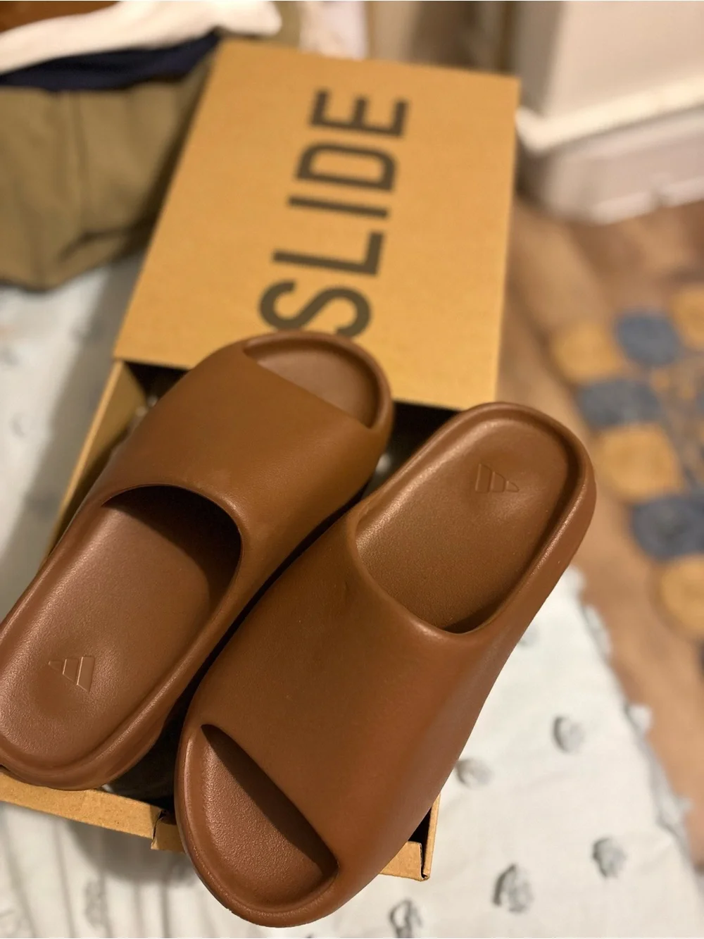 Yeezy Brown Slide Sandals